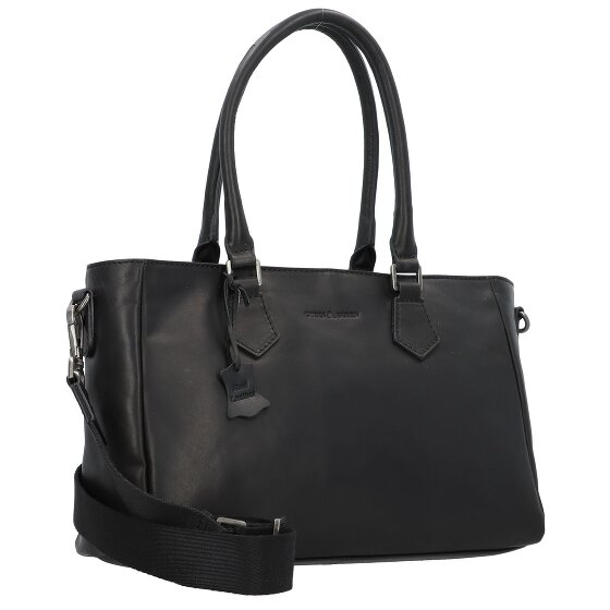 Greenburry Pure Black Handtas Leer 33 cm