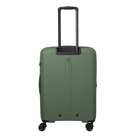 Travelite Air Stripe 4 wielen Trolley M 66 cm met uitbreidingsplooi