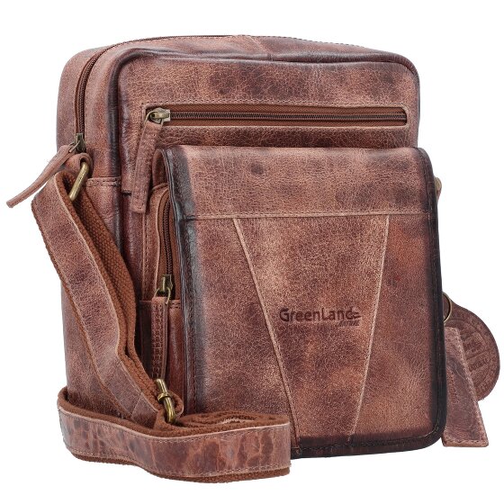 Greenland Nature Mascu & Line Schoudertas Leer 25 cm