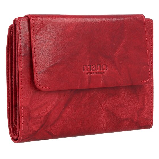 mano Donna Aurona Portemonnee RFID Leer 14 cm