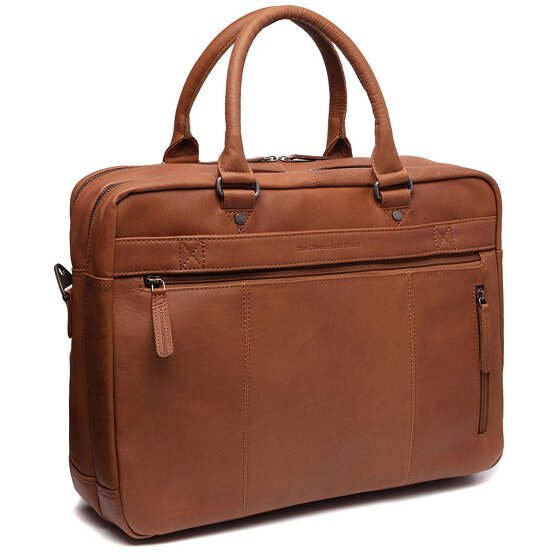 The Chesterfield Brand Wax Pull Up Koffer Leer 41 cm Laptop compartiment