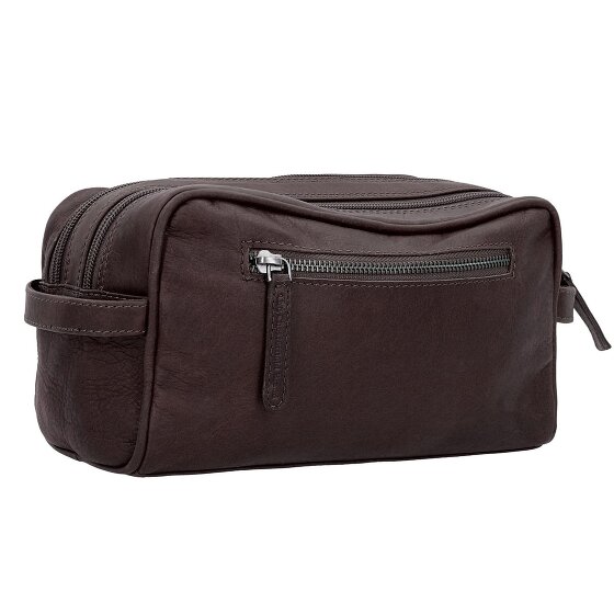 The Chesterfield Brand Wax Pull Up Toilettas Leer 24 cm