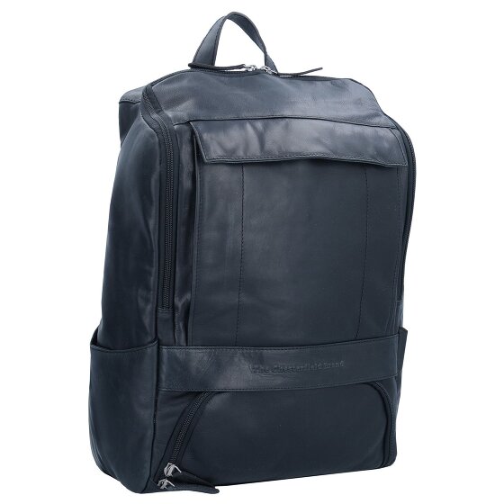 The Chesterfield Brand Wax Pull Up Zakelijke rugzak Leer 45 cm Laptop compartiment