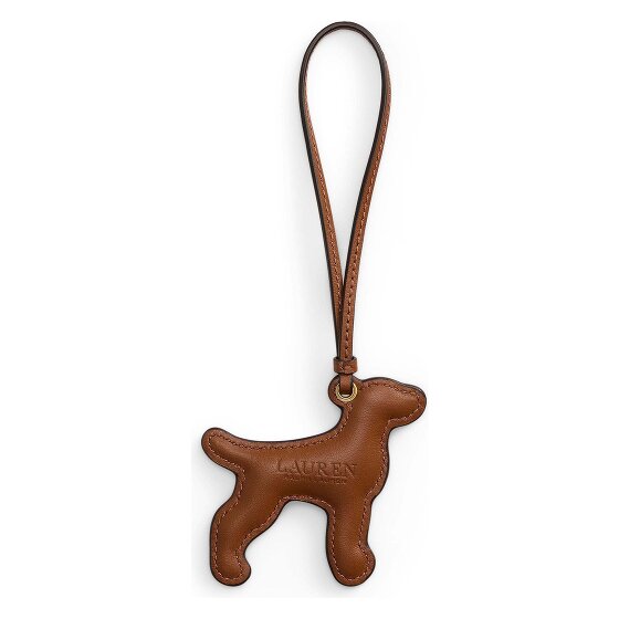 Lauren Ralph Lauren Marcy tasbedeltje van leer, 6 cm