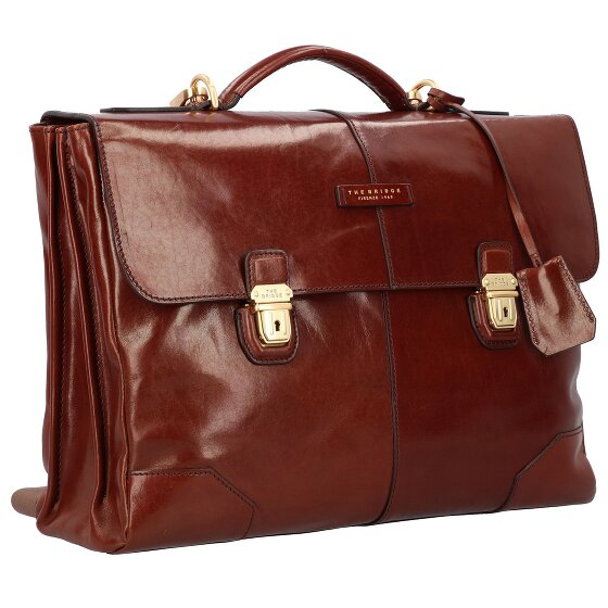 The Bridge Vespucci aktetas leder 40 cm Laptopcompartiment