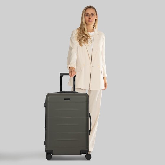Police 4 wielen Trolley 64 cm met uitbreidingsplooi