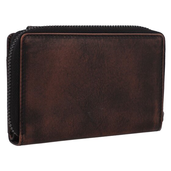 Greenburry Destressed Portemonnee RFID-bescherming Leer 13.5 cm