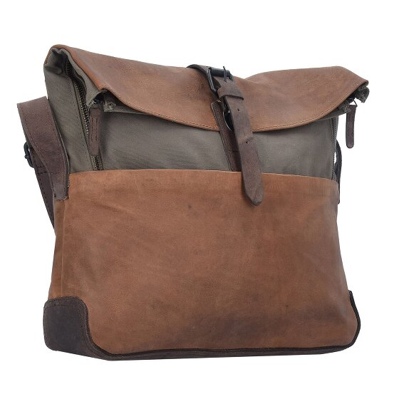 Harold's Twister Messenger Leer 36 cm Laptopcompartiment