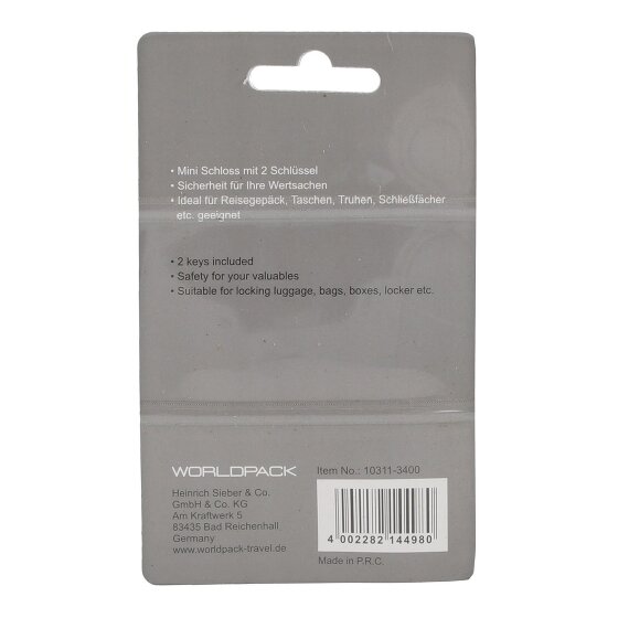 Worldpack Reiseaccessoires Bagageslot 3 cm Worldpack Reiseaccessoires Bagageslot 3 cm