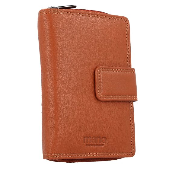 mano Donna Giulia Leren Portemonnee 9 cm