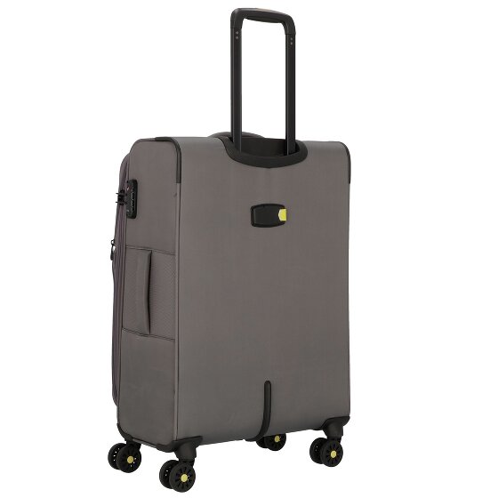 d&n Travel Line 9704 4 wielen Trolley M 68 cm met uitbreidingsplooi