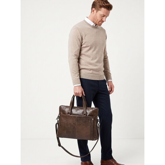 Greenburry Newport Aktentas Leder 39 cm Laptopvak