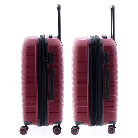 Gladiator 3400 4 wielen Trolley M 67 cm met uitbreidingsplooi
