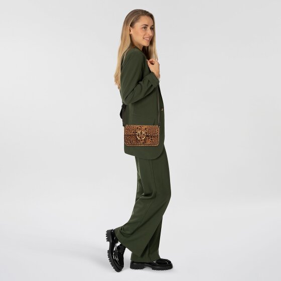 PINKO Slouchy Schoudertas Leer 27 cm