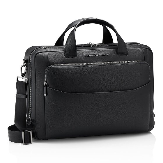 Porsche Design Roadster aktetas Leer 43 cm Laptopcompartiment