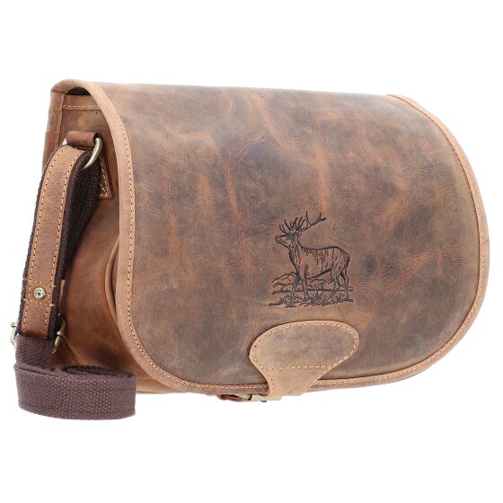 Greenburry Vintage Jachttas Schoudertas Leer 30 cm