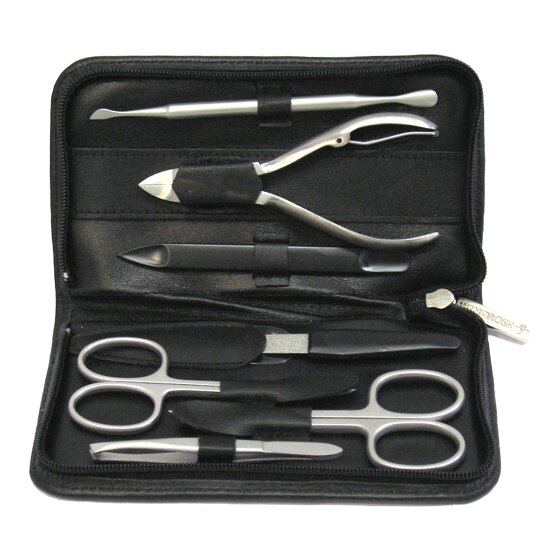 Windrose Nappa Juwelenkistje Leer 12 cm