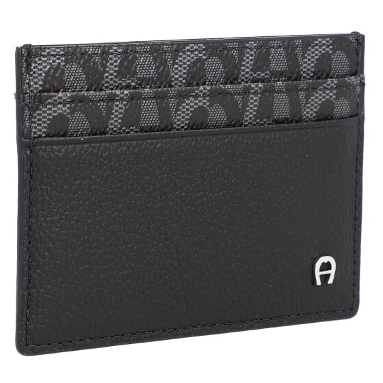 AIGNER Logo Creditcardetui Leer 10 cm