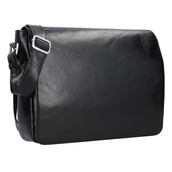 Leonhard Heyden Cambridge Messenger Leder 38 cm Laptopcompartiment