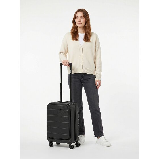 Franky Munich 4.0 4 wielen Cabinewagen 55 cm Laptopvak met uitbreidingsplooi