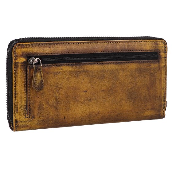 Greenburry Destressed Portemonnee RFID-bescherming Leer 19 cm