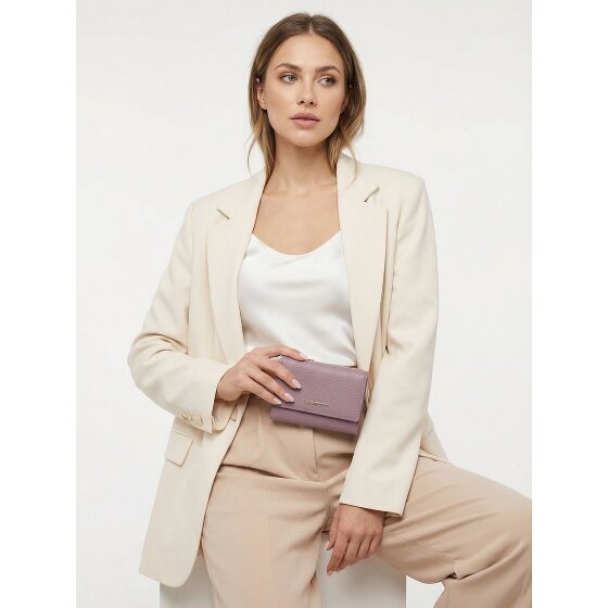 Lazarotti Bologna leer XL portemonnee met ritsvak leer 14 cm