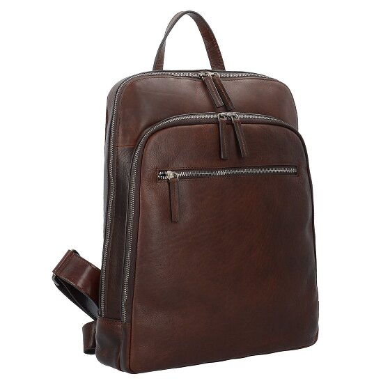 Leonhard Heyden Roma Rugzak Leer 40 cm Laptopvak
