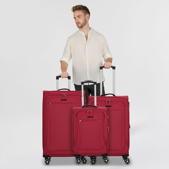 Cocoono Monterrey 4 wielen Kofferset 3-delig met uitbreidingsplooi