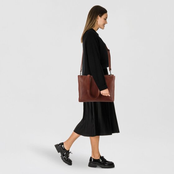 Plevier Power Shopper Tas Leer 31 cm Laptop compartiment