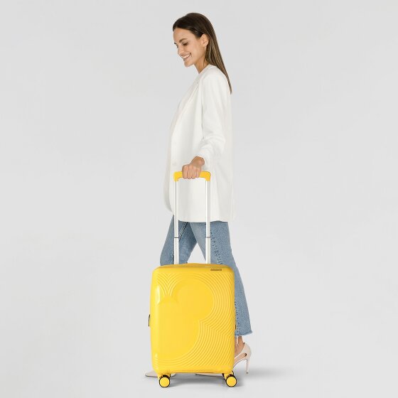 American Tourister Mickey Magic 4 wielen Cabinewagen 55 cm met uitbreidingsplooi