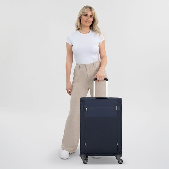 Samsonite Citybeat 4 wielen Trolley 66 cm met uitbreidingsplooi