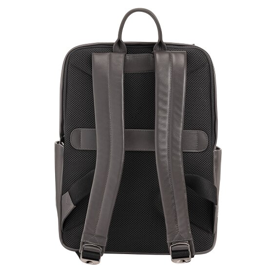 DuDu Sydney Dagrugzak Leer 42 cm Laptop compartiment