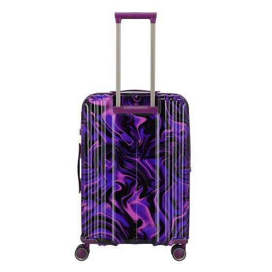 Travelite Lascana 4 wielen Trolley M 65 cm met uitbreidingsplooi