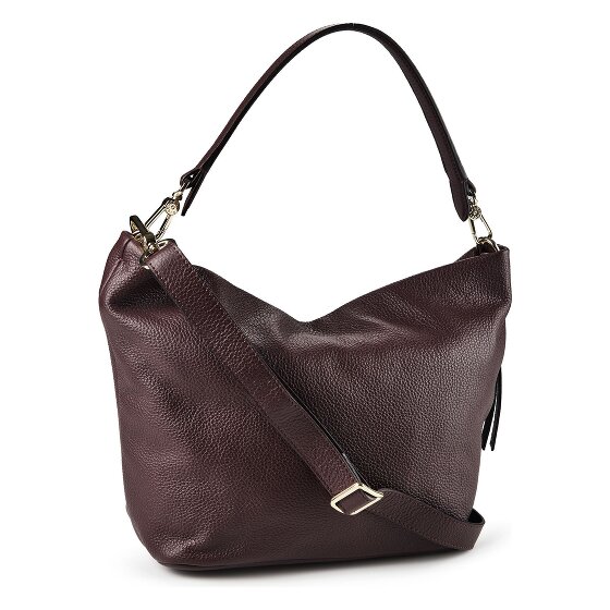 abro Ebony Schoudertas Leder 39 cm