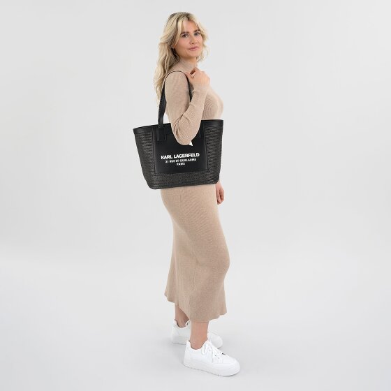 Karl Lagerfeld Raffia Shopper Tas 33 cm