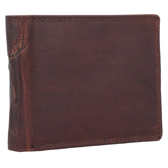 Jack Kinsky Monterey Portemonnee RFID-bescherming Leer 11.5 cm