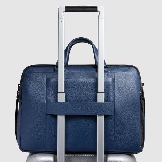 Piquadro Than Koffer Leer 30 cm Laptop compartiment