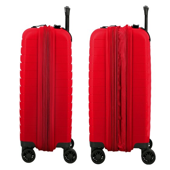 Jump Striper 4 wielen Cabinewagen 55 cm met uitbreidingsplooi