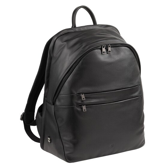 DuDu New York Dagrugzak Leer 41 cm Laptop compartiment
