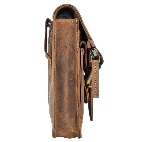 Greenburry Vintage heuptasje leer 10 cm