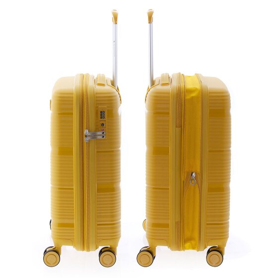 Gladiator 0800 4 wielen Trolley 55 cm met uitbreidingsplooi