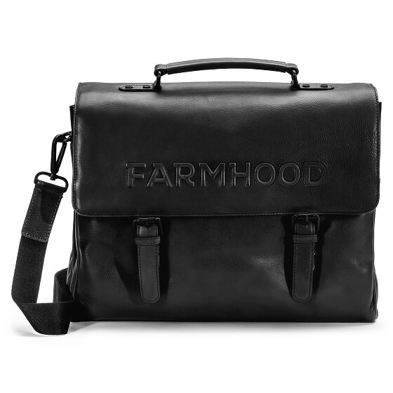 Farmhood Memphis aktetas XXL 3 vakken leer 39 cm
