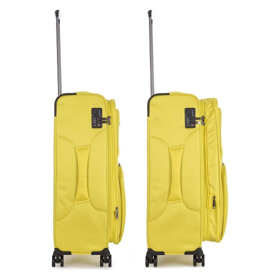 Stratic Bendigo Light Style 4 wielen Trolley M 72 cm met uitbreidingsplooi