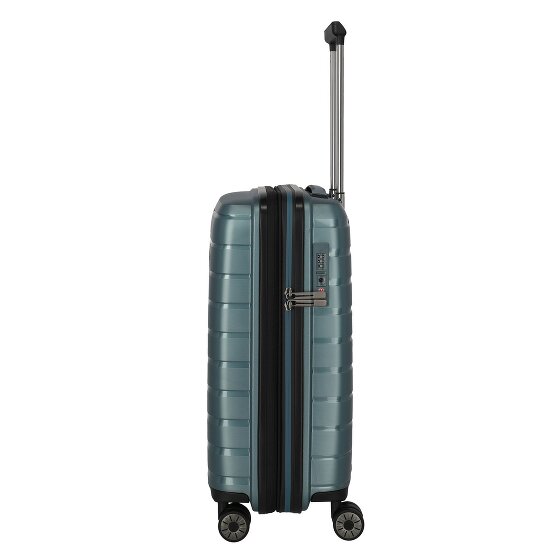 Travelite Air Base 4 wielen Cabinewagen 55 cm met uitbreidingsplooi