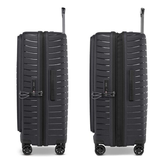 Stratic Novium 4 wielen Trolley L 75 cm met uitbreidingsplooi