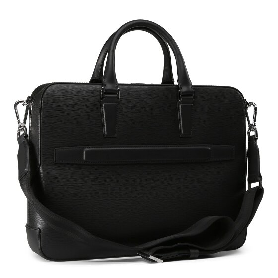 Boss Luminary Koffer Leer 38 cm Laptop compartiment