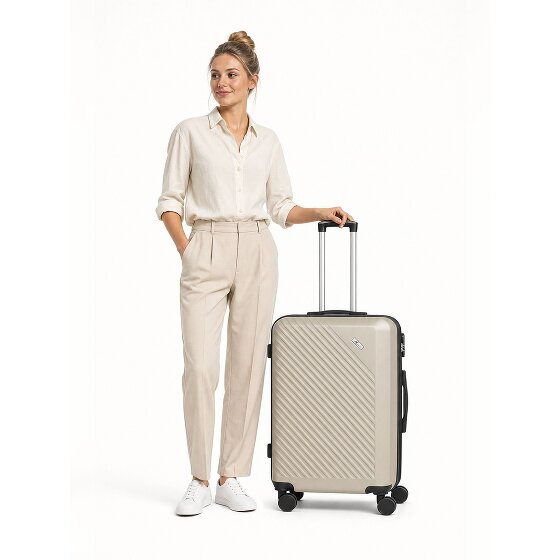 Check.In Paradise 2.0 4 wielen Trolley M 68 cm met uitbreidingsplooi
