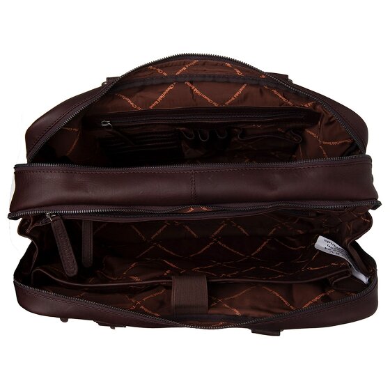 The Chesterfield Brand Wax Pull Up Koffer Leer 41 cm Laptop compartiment