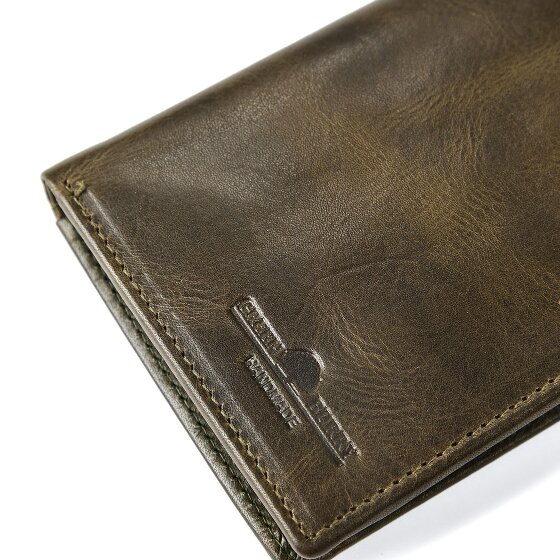 Greenburry Newport Portemonnee RFID-bescherming Leer 12.5 cm