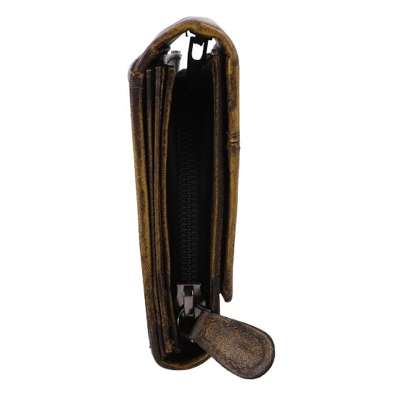 Greenburry Destressed Portemonnee RFID-bescherming Leer 13 cm